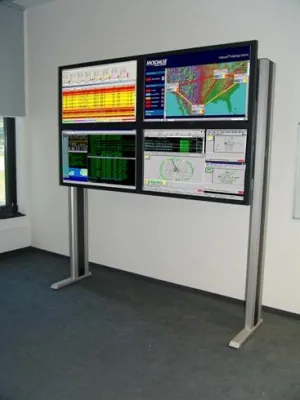 Bild: Westlotto Münster bestellt proaktive Monitorwand / Videowand (Großbildwand) für IT-Leitstand bei JST