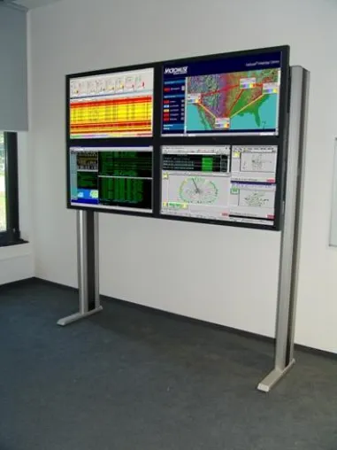 Bild: Westlotto Münster bestellt proaktive Monitorwand / Videowand (Großbildwand) für IT-Leitstand bei JST