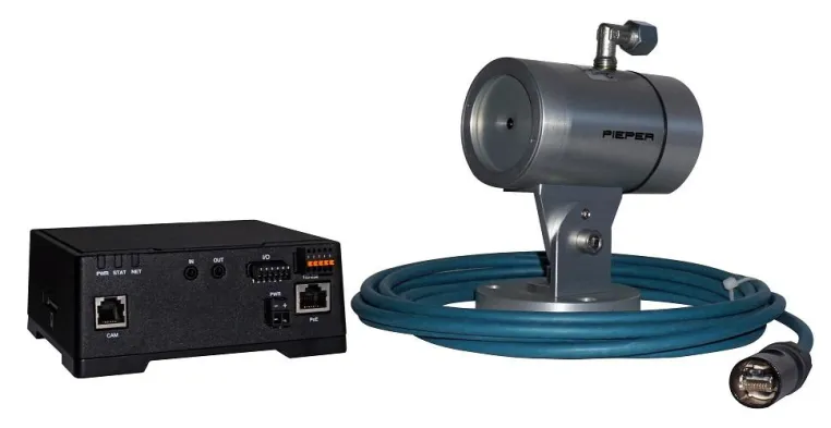 Bild: MOOG Pieper GmbH mit neuer FullHD-Kamera und Pinhole-Objektiv für die Prozessbeobachtung