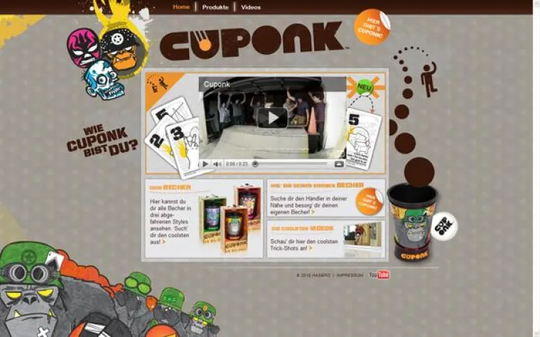 Elements of Art setzt Aktion-Spielespaß „Cuponk“ im Web in Szene Bild: Elements of Art setzt Aktion-Spielespaß „Cuponk“ im Web in Szene