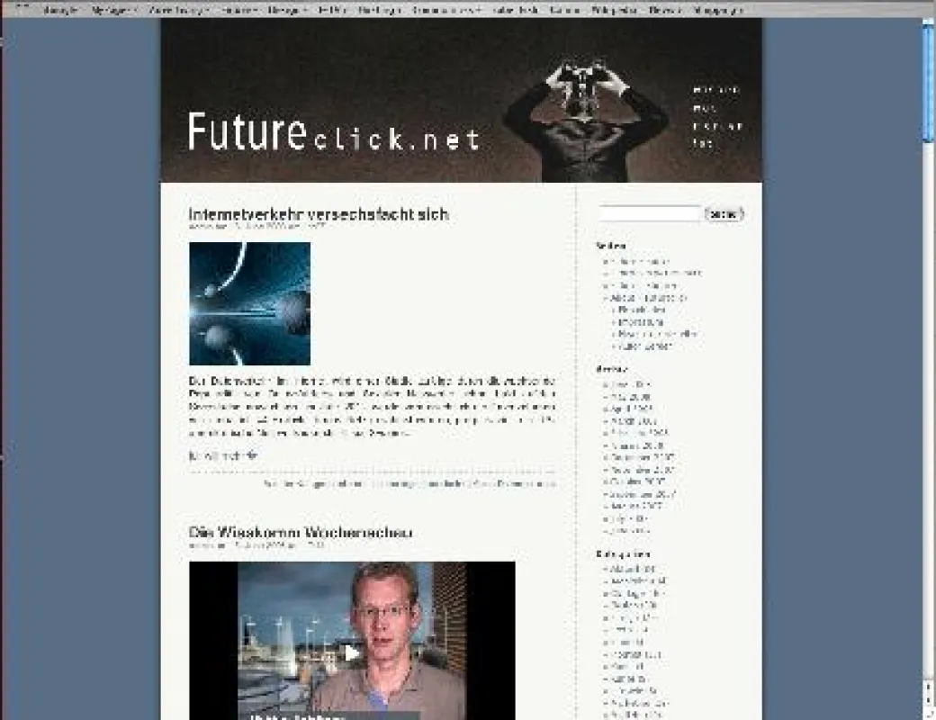 Futureclick, die Trend-Enzyklopädie im Internet, wird ein Jahr alt
