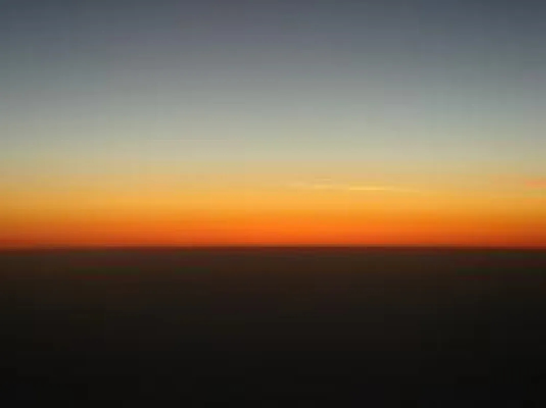 Was sah Bendias vom Zeppelin aus?