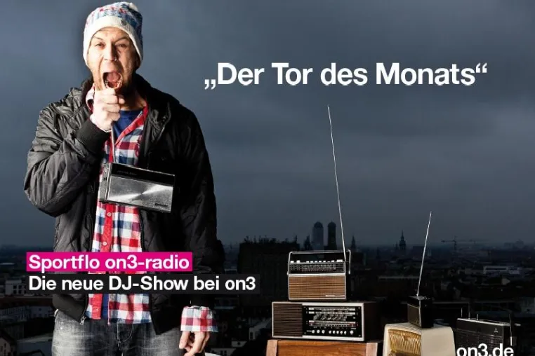 Bild: on3-radio gibt Flo von Sportfreunde Stiller eigene Musiksendung