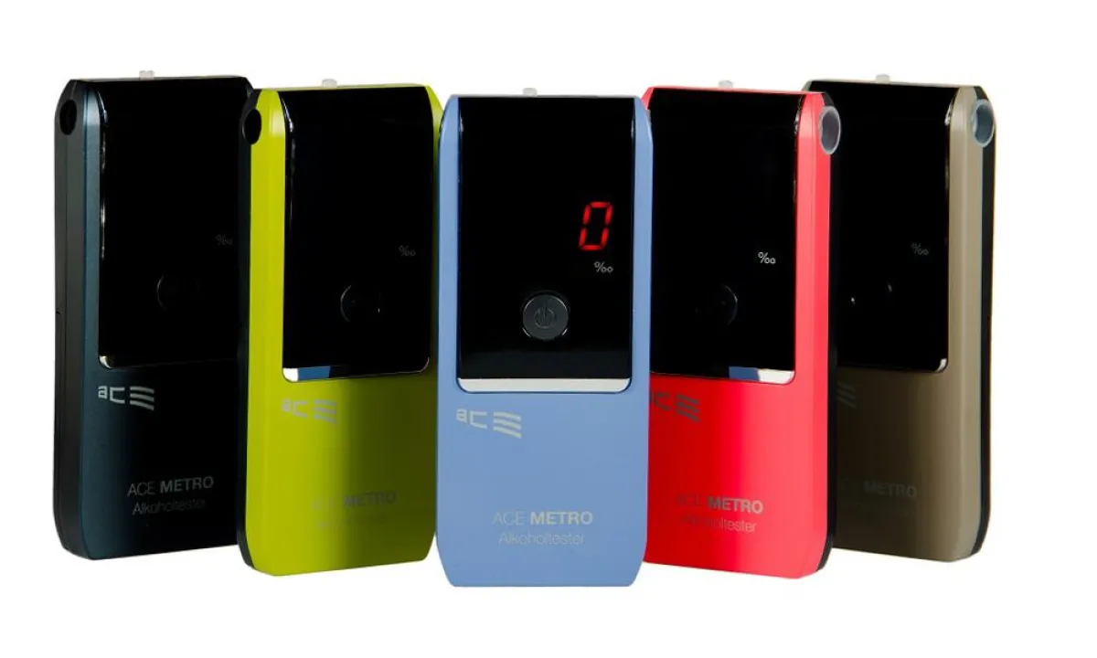 Alkomaten ACE Metro in fünf modischen Farben