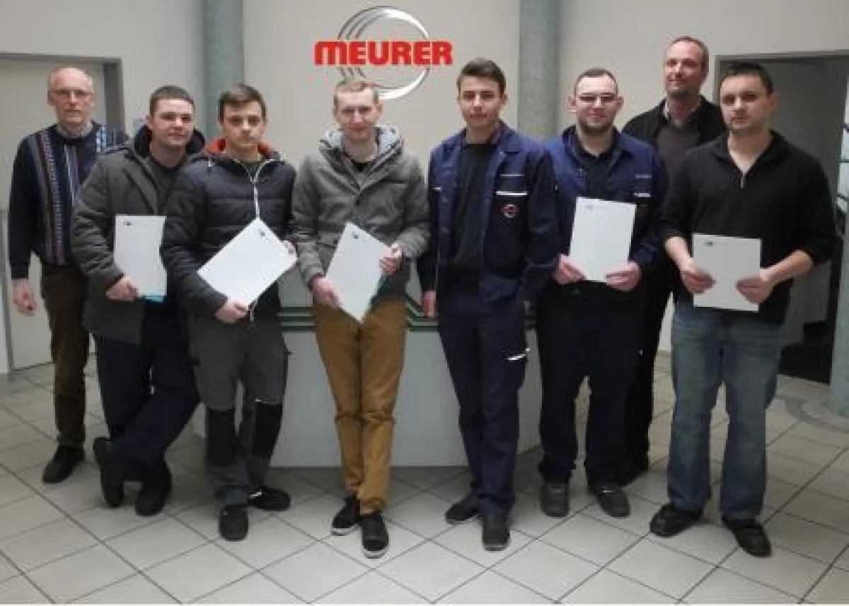 Bei den Zerspanungsmerchanikern bestanden Markus Bartschke, Arthur Pohl, Walter Gertner, Alex Metzge