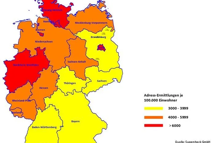 Bild: Supercheck analysiert vier Millionen Adress-Ermittlungen
