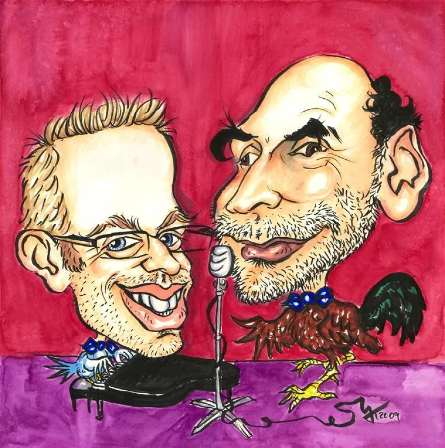 Plückhahn und Vogel © Uwe Kolkmeier