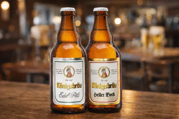 Bild: Brauerei Königsbräu verzichtet künftig auf Alufolie bei mehreren Biersorten