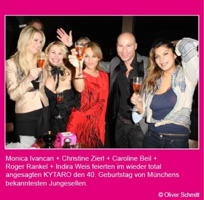 Bild: Roger Rankel feierte im Münchner Edel-Griechen „KYTARO“ seinen 40. Geburtstag