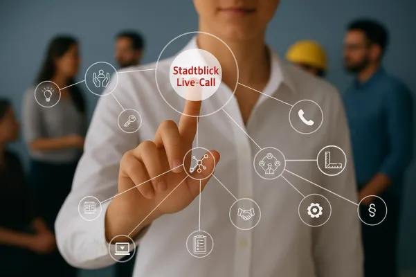 Bild: Der neue Stadtblick Live-Call: Community-Plattform für private Immobilien-Rente