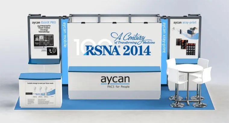 Bild: Neue aycan OsiriX PRO Version 3.0 auf dem RSNA 2014