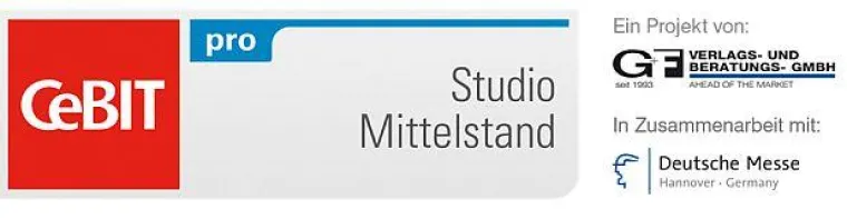 Bild: Web-TV im CeBIT Studio Mittelstand 2012: Vier Tage Business Impact