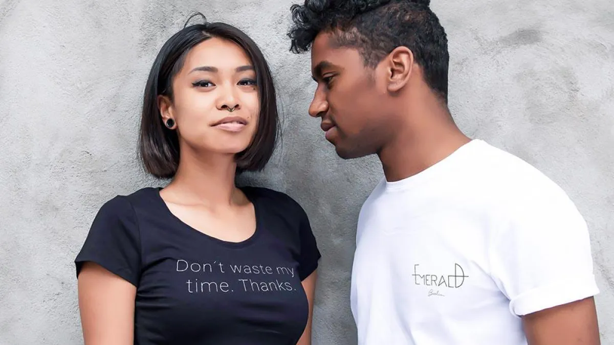Don´t waste my time. Thanks für Growing Seeds of Africa // EMERALD BERLIN small Shirt