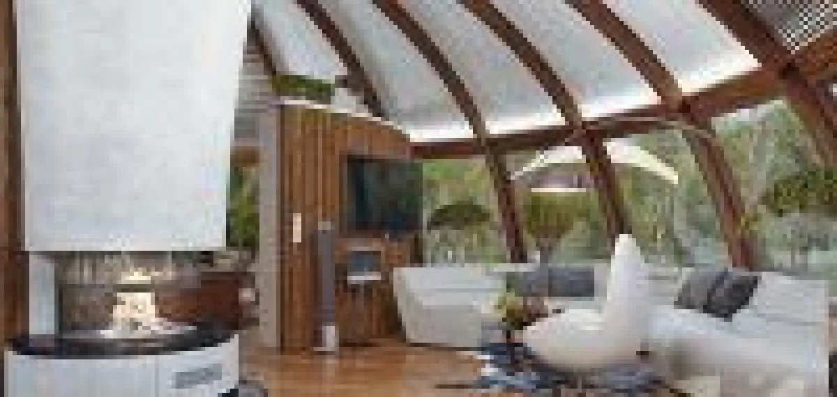 Eine Pavillounge lässt sich auch als preiswerte Wohnung nutzen
