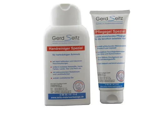 Seitz-Powerclean Spezial und Seitz-Pflegegel Spezial - das perfekte Handpflege-Duo für Beruf und Freizeit! Bild: Seitz-Powerclean Spezial und Seitz-Pflegegel Spezial - das perfekte Handpflege-Duo für Beruf und Freizeit!