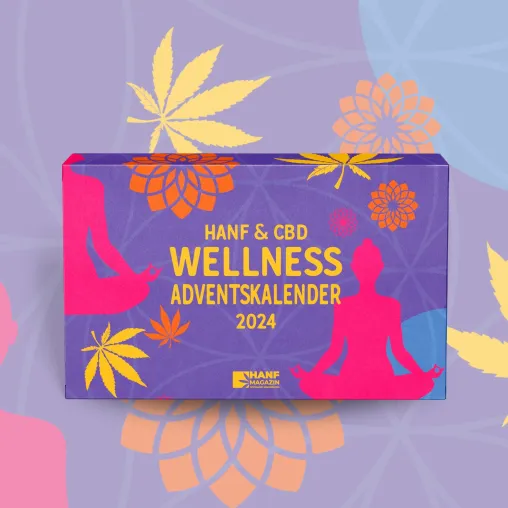 Bild: Hanf & CBD Wellness Adventskalender 2024: Premium-Pflege und Entspannung mit der Kraft des Hanfs