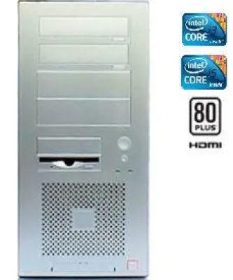 Bild: Lüfterloser Midi Tower PC mit Intel Core i3 / i5 Prozessoren