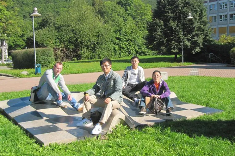 Bild: Chinesische Austauschstudenten an der Hochschule Harz in Wernigerode begrüßt