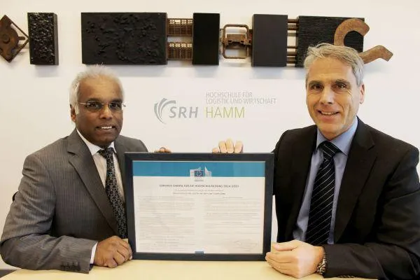 SRH Hochschule Hamm jetzt ERASMUS-Partner Bild: SRH Hochschule Hamm jetzt ERASMUS-Partner