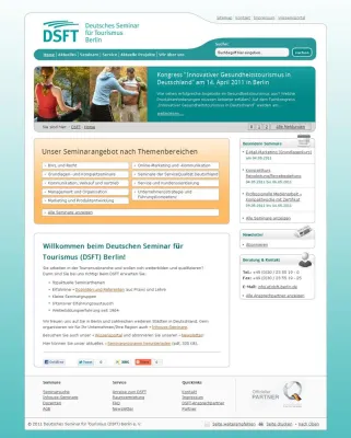 Bild: Deutsches Seminar für Tourismus e.V. mit neuer Webpräsenz