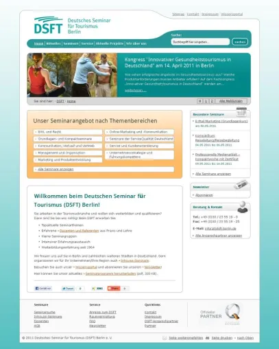 Deutsches Seminar für Tourismus e.V. mit neuer Webpräsenz Bild: Deutsches Seminar für Tourismus e.V. mit neuer Webpräsenz