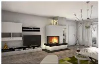 Bild: Das Wohnzimmer mit Kamin oder Ofen gestalten - Ideen für ein behagliches Zuhause