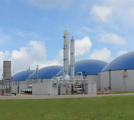Bild: WELTEC Biomethananlage in Arneburg speist Gas ein