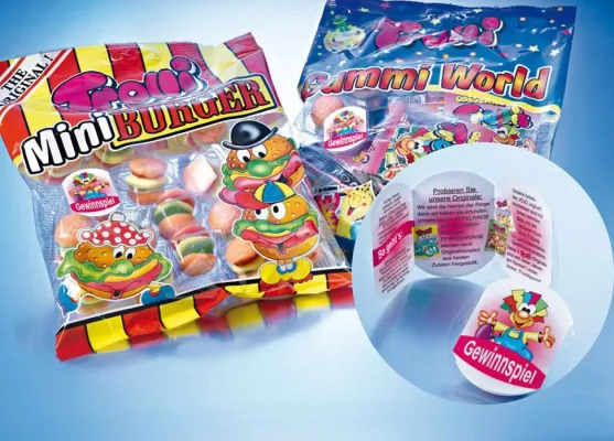 Bild: PAGO zeigt auf der ProSweets 2010 kreative Onpack-Promotion mit PAGOmedia® Mehrlagenetiketten.