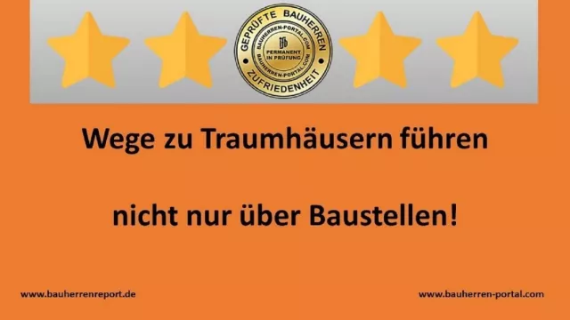 Bild: Bewertungen des Bauunternehmens zur Stärkung des Hausverkaufs einsetzen