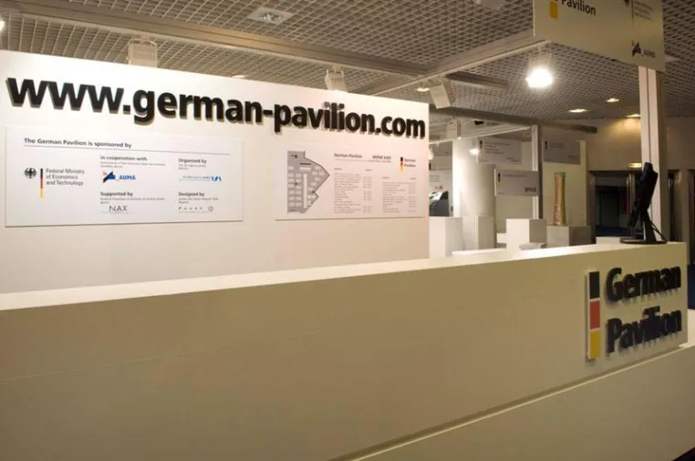 Bild: Metzler - Vater Expo Design - Services realisiert German Pavilion auf der MIPIM 2009