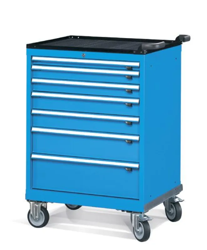 FAMI Beispiel für fahrbarer Schubladenschrank Serie STANDARD