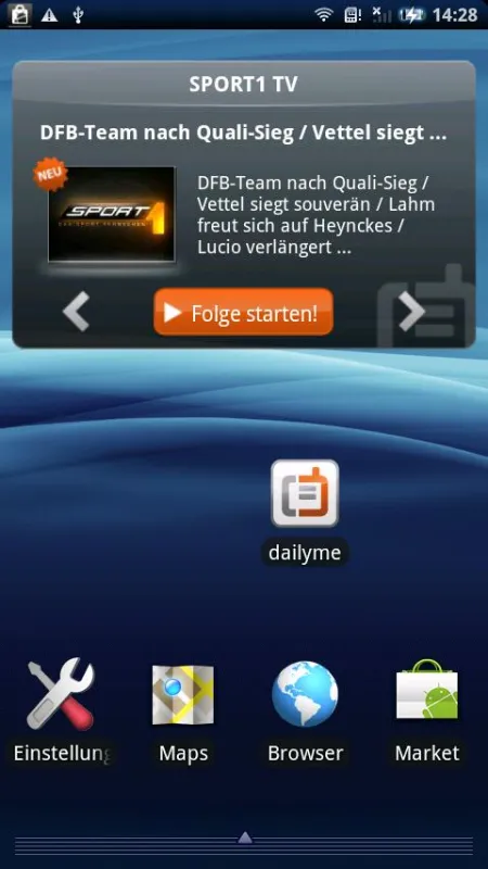 Per Widget auf jedem Homescreen: Die Video-App von dailyme