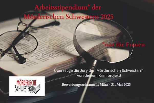 Bild: Krimistipendium der Mörderischen Schwestern: Ausschreibung 2025