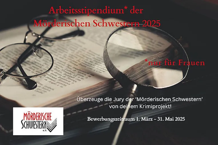Bild: Krimistipendium der Mörderischen Schwestern: Ausschreibung 2025