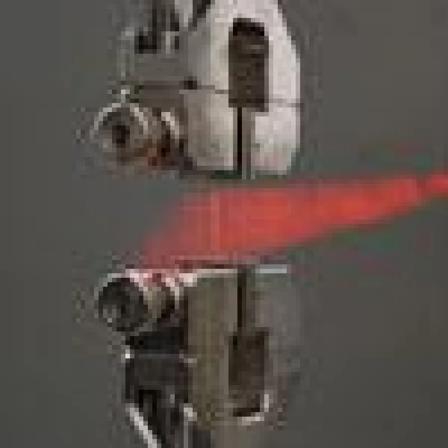 Längenänderungsmessung an einer Mikroprobe mit laserXtens kompakt