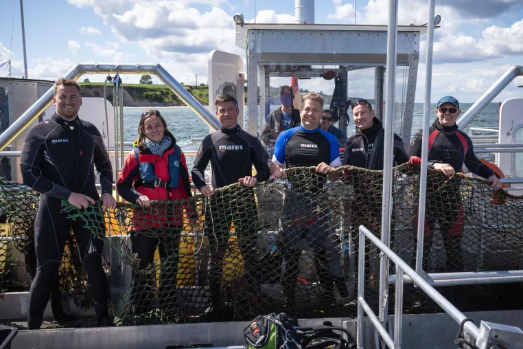 Bild: "Protect the Ocean" jetzt auch in der Ostsee: Oceanwell unterstützt Bergung von Geisternetzen