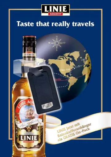 Bild: Für Anhänger des guten Geschmacks - Linie Aquavit mit gratis Kofferanhänger