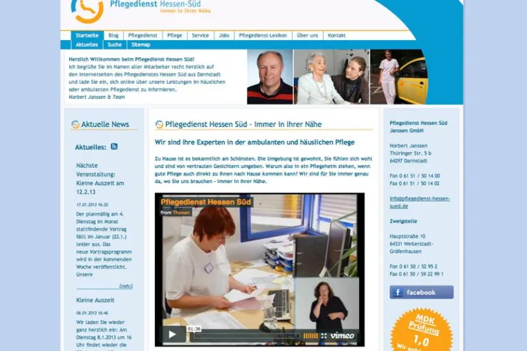 Bild: Pflegedienst Hessen-Süd Janssen GmbH bietet mit Pflegedienst-Lexikon noch mehr Service
