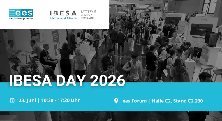 Länderspezifische Einblicke und aktuelle Trends bei dem IBESA Day auf dem ees Forum Bild: Länderspezifische Einblicke und aktuelle Trends bei dem IBESA Day auf dem ees Forum