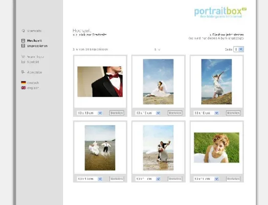 Bild: Aus PORTRAITGALERIE wird portraitbox: Internet-Bildergalerie für Fotografen mit neuen Funktionen