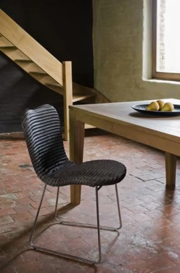 Loomstuhl Jim in Vintage-Design  Blue Wall