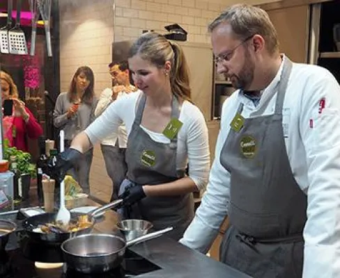 Bild: GenussDuell 2018: Eva Wagner und Bernhard Tintemann entscheiden Kochwettbewerb für sich