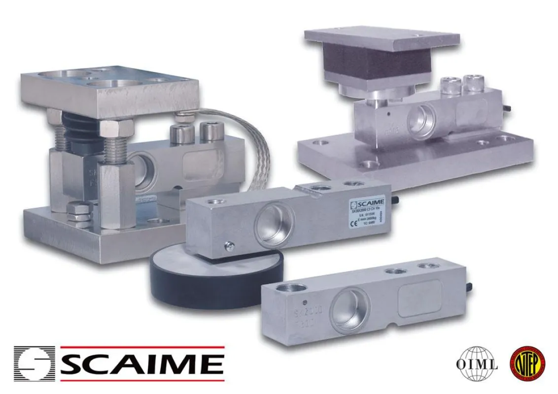 Wäge-Messzellen der Reihe SK30X von Scaime für industrielle Anwendungen