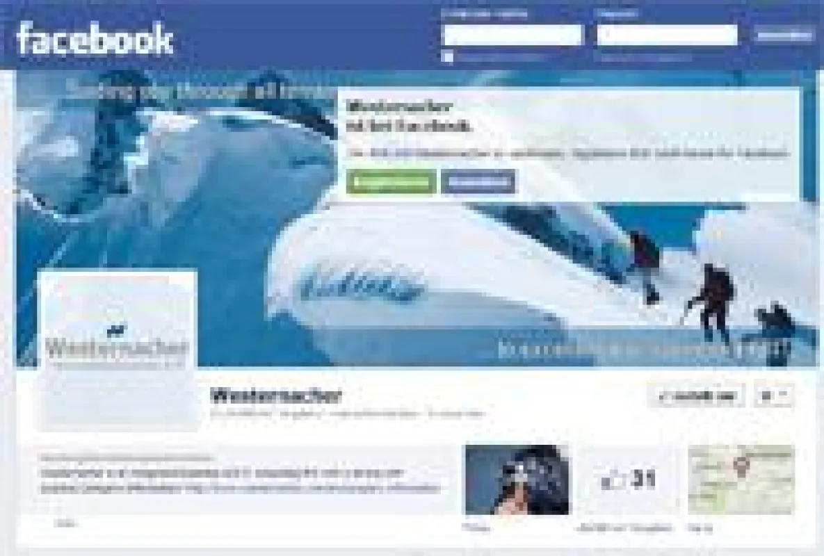 Facebook - Seite der Westernacher Gruppe