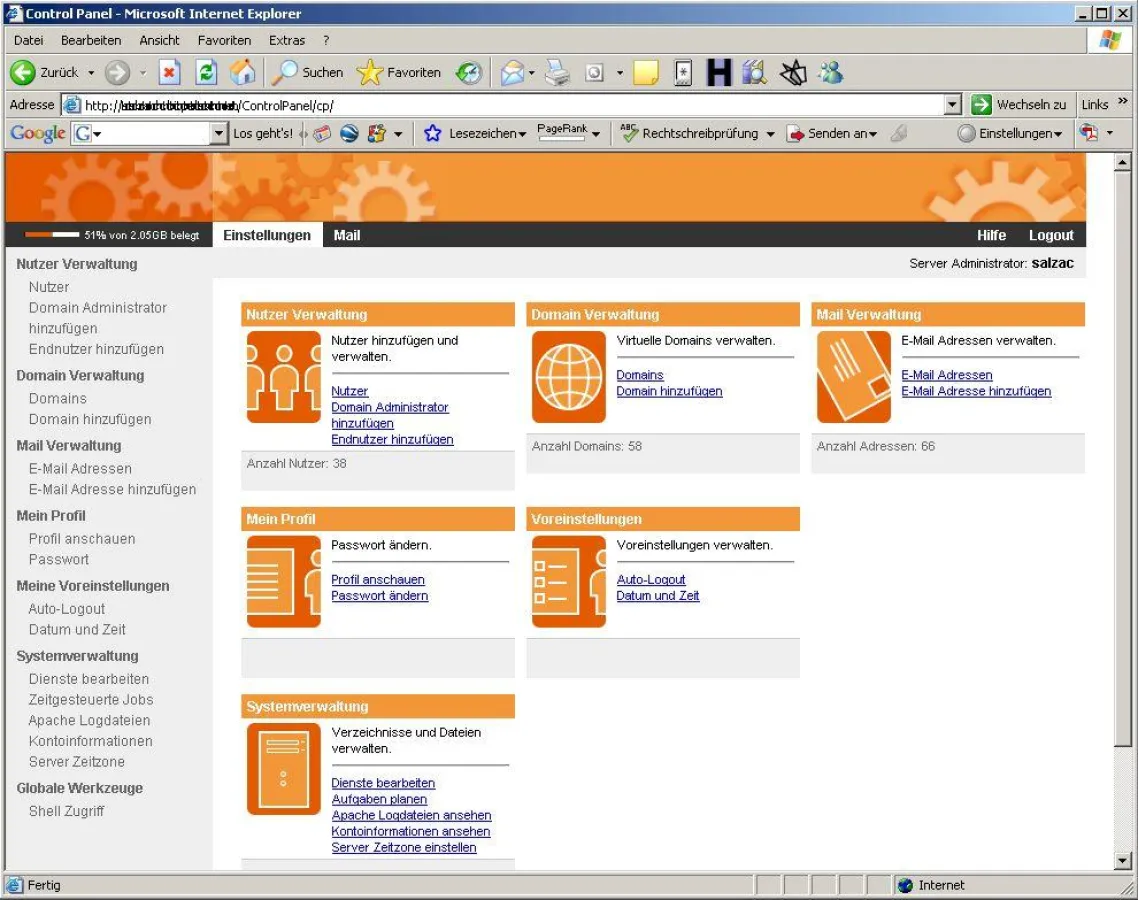 Webserversteuerung mit CPX