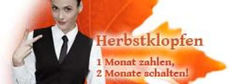 Bild: Herbstklopfen bei HOGAPAGE, der Jobbörse für Hotels und Gastronomie