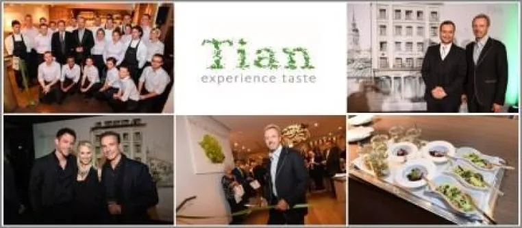 Grand Opening am Viktualienmarkt - Tian – Das vegetarische Gourmetrestaurant in München Bild: Grand Opening am Viktualienmarkt - Tian – Das vegetarische Gourmetrestaurant in München