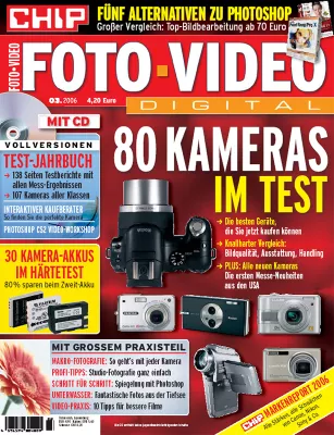 Bild: Großer Test in CHIP FOTO-VIDEO digital - Ersatz-Akkus für Digitalkameras: Volle Power zum halben Preis