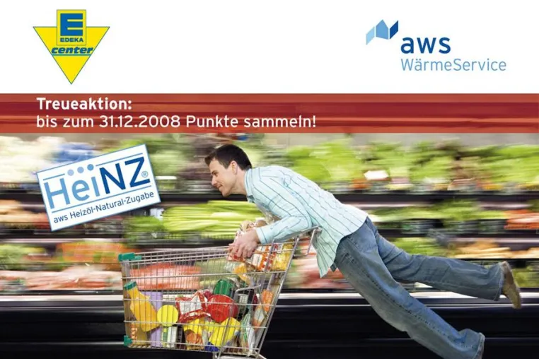 Bild: Die 30 Millionen Liter Heizöl-Aktion von EDEKA und aws Wärme Service