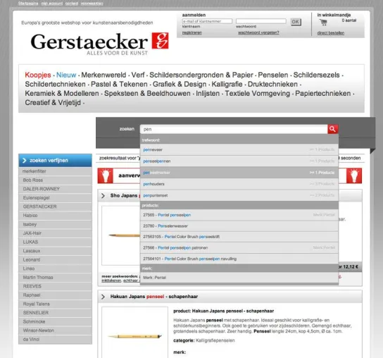 Bild: Gerstaecker startet neuen Internetshop gerstaecker.nl mit CASPARDO Suchtechnologie